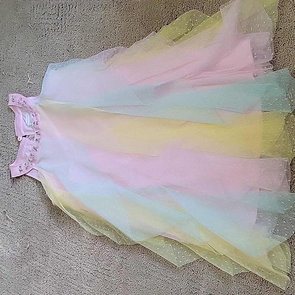 Girls Tahari ruffle dress